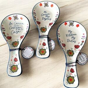 New Kitchen Floral Spoon Rest